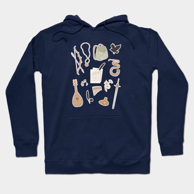 Bard Essentials Hoodie by littlemoondance